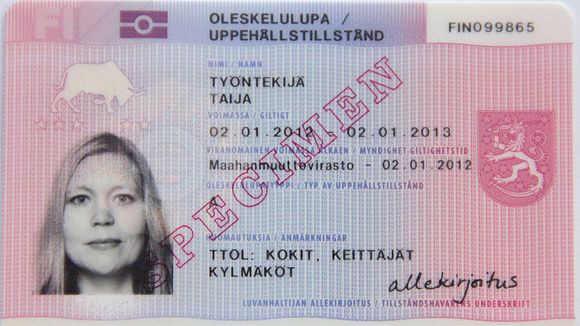Как получить вид на жительство в финляндии турция сколько без визы россиянам